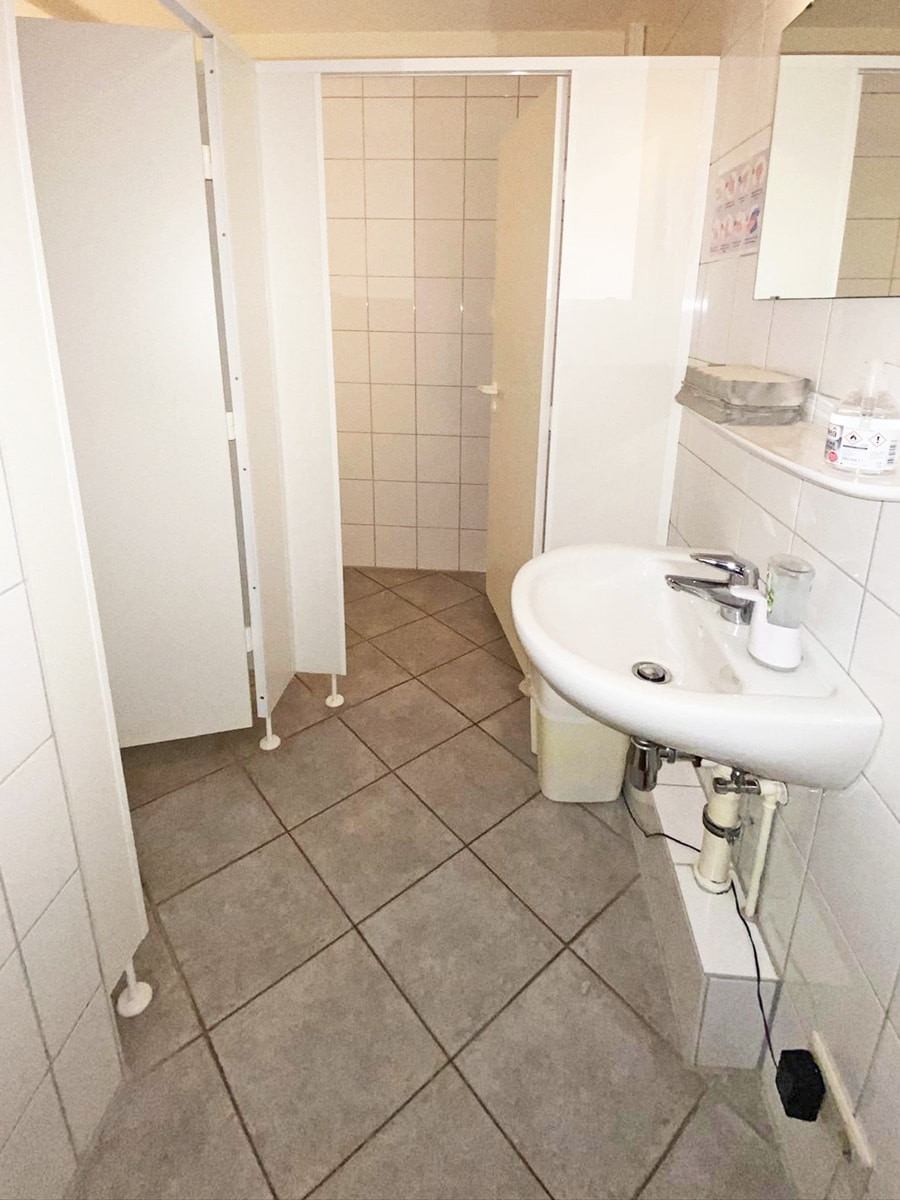 Zugang zu den Toiletten
