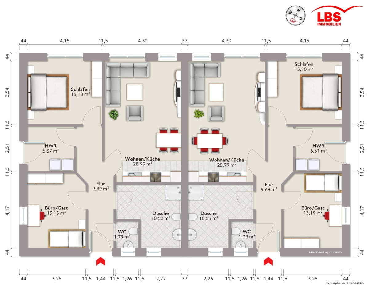 Doppelbungalow