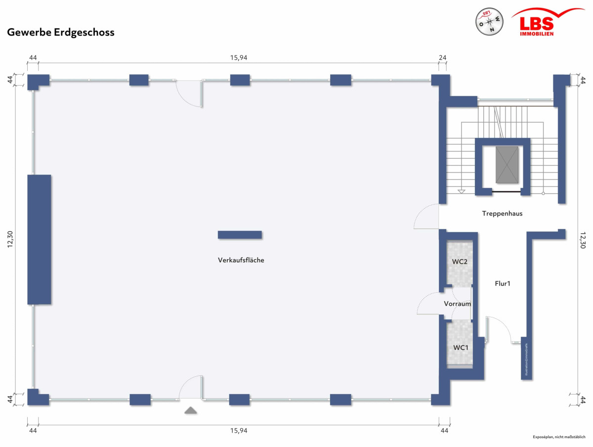 Grundriss Gewerbe