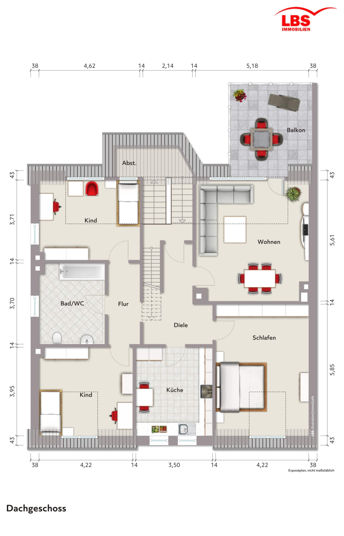 Haupthaus Dachgeschoss