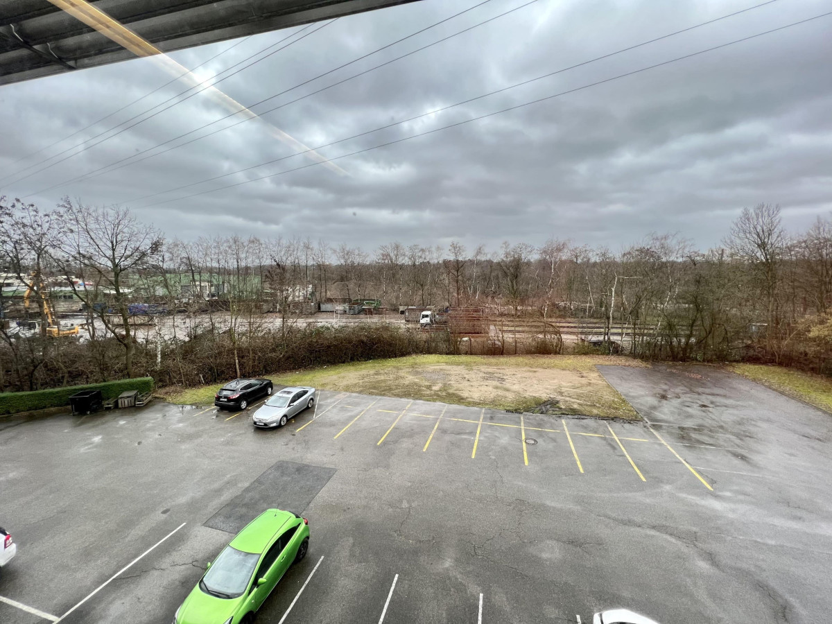 Blick Parkplatz