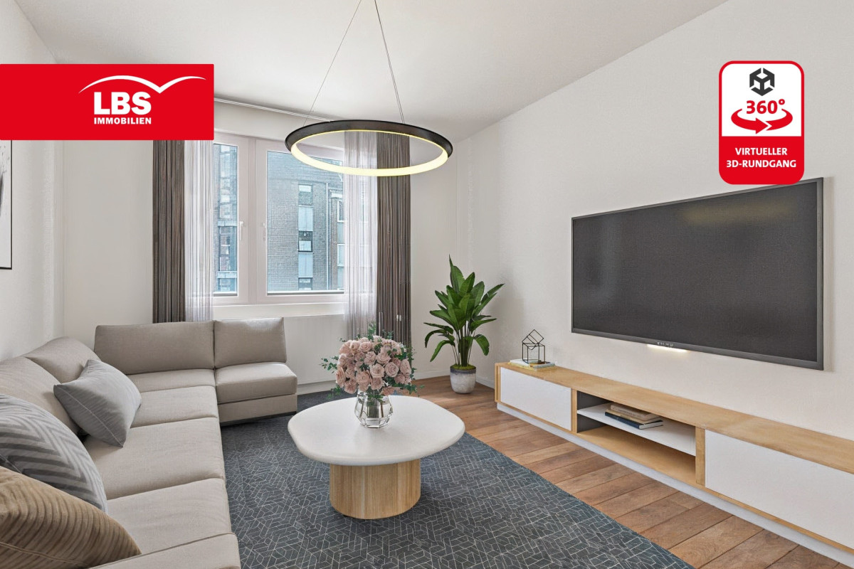 Wohnzimmer visualisiert