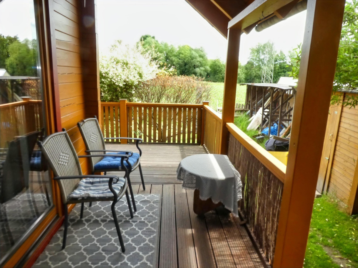 überdachte Veranda