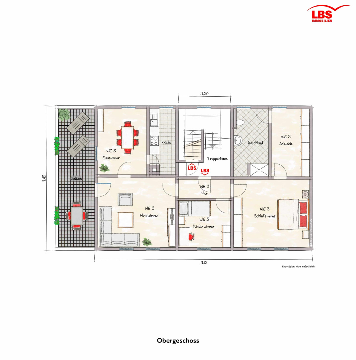 Grundriss - Obergeschoss