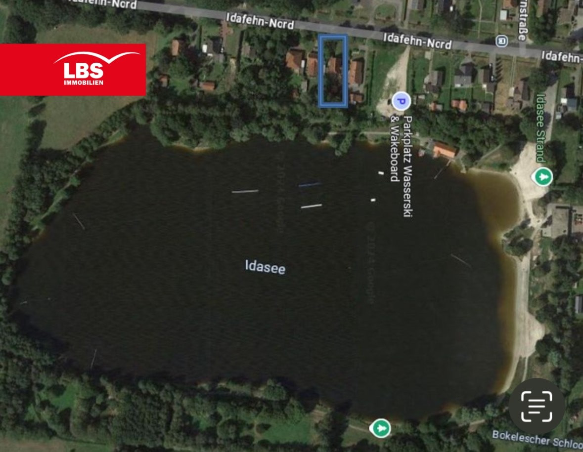 Objektmarkierung am See