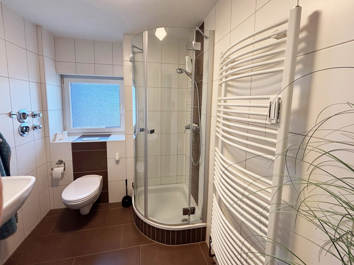 Badezimmer im Dachgeschoss