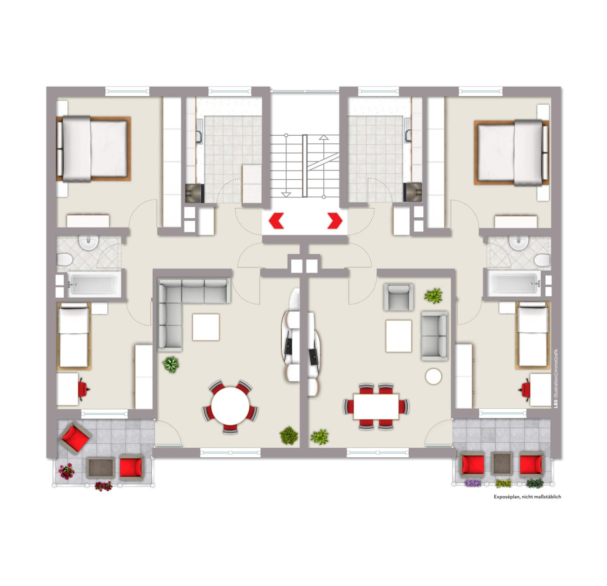 Grundriss Obergeschoss