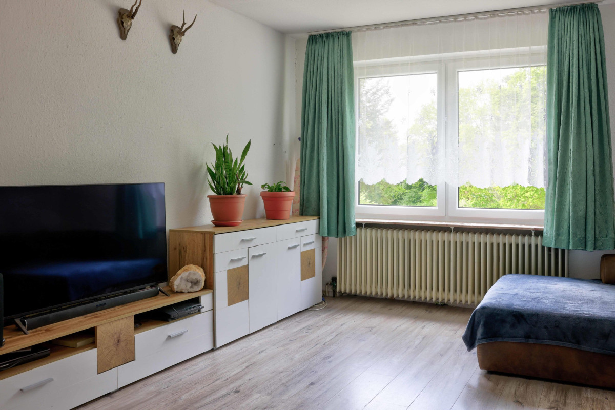 Wohnzimmer im Dachgeschoss