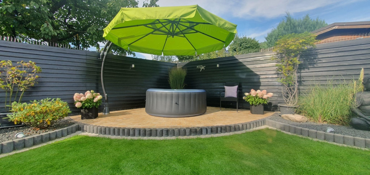 Terrasse NEU gepflastert