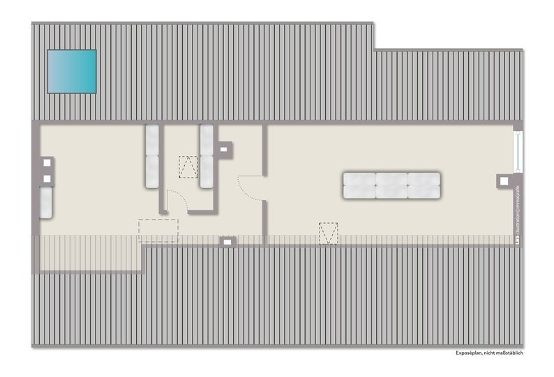 Grundriss Dachboden