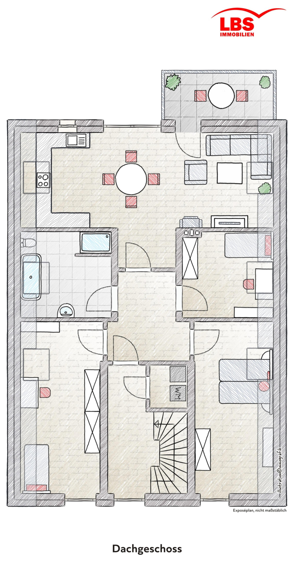 Grundriss Dachgeschoss 