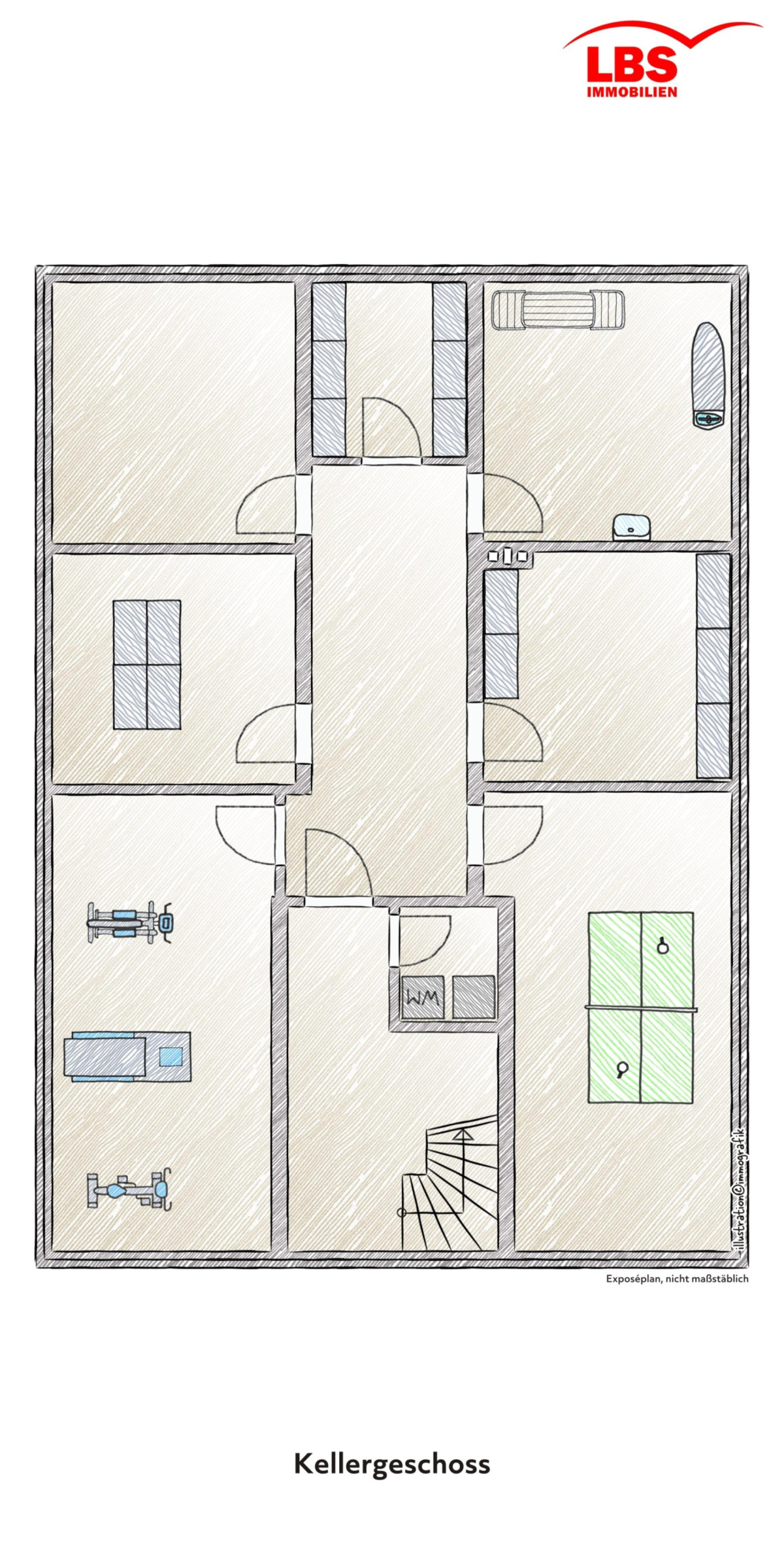 Grundriss Kellergeschoss 
