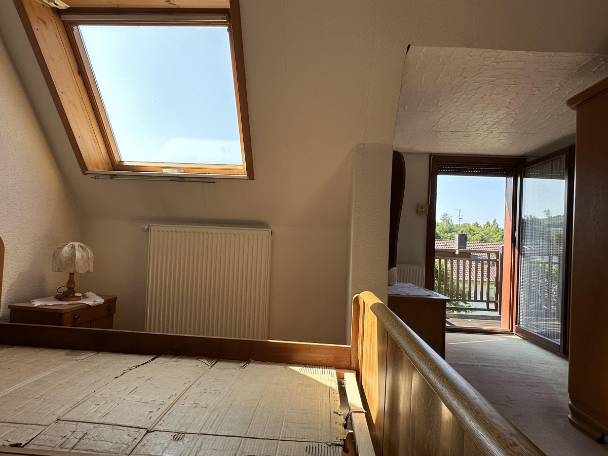Schlafzimmer mit Balkon