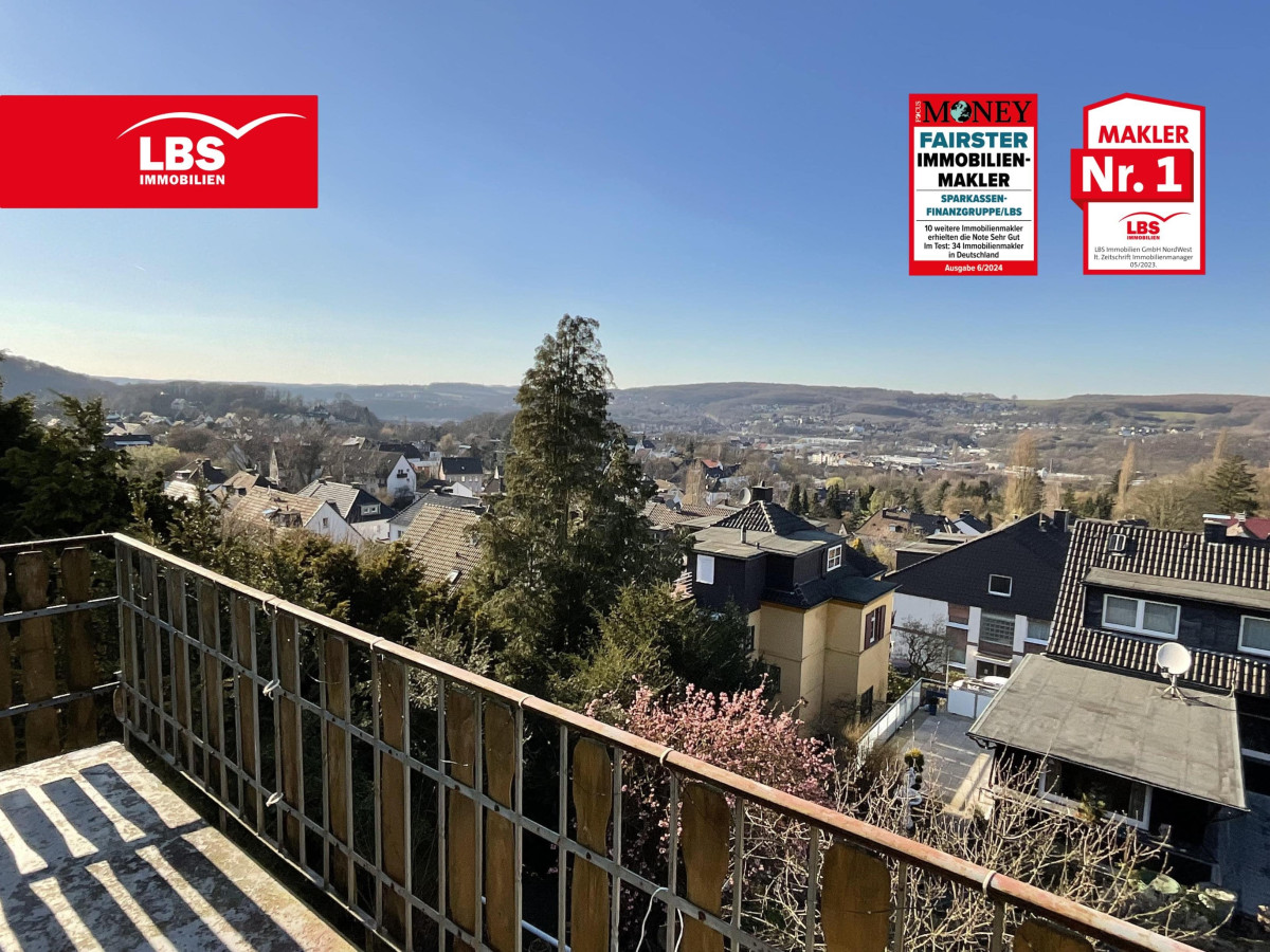 Blick vom Balkon