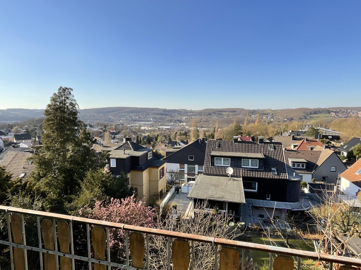 Blick vom Balkon
