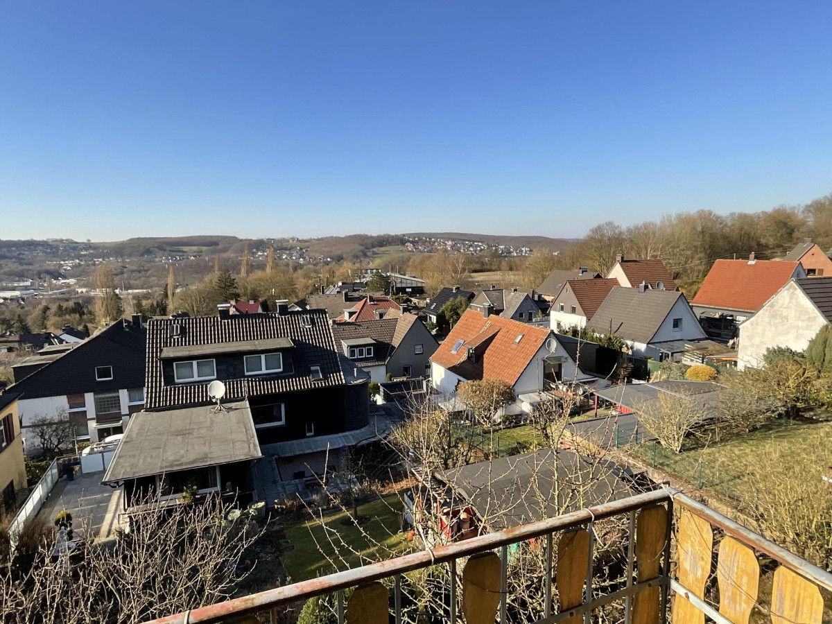 Blick vom Balkon
