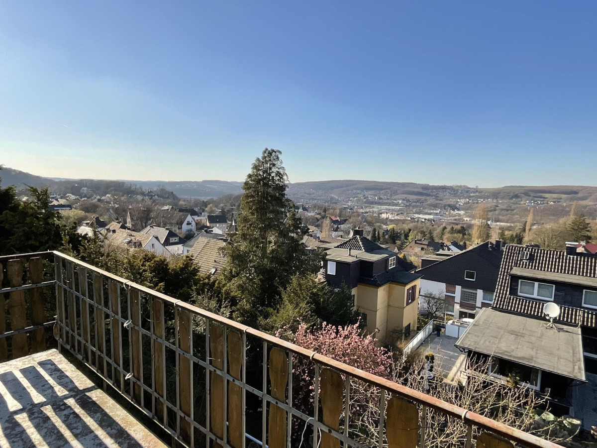 Blick vom Balkon