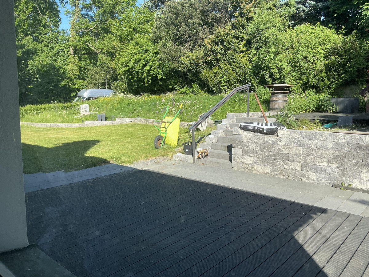 Terrasse und Garten