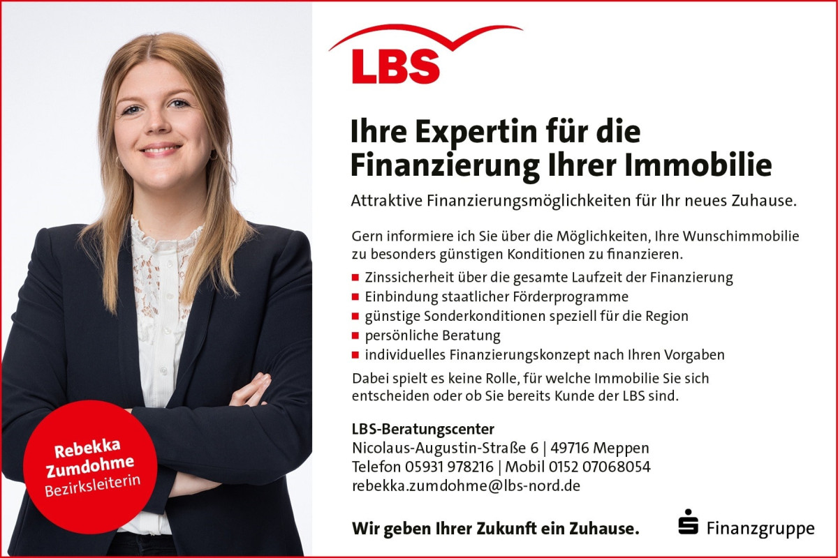 Exposeanzeige Zumdohme Meppen