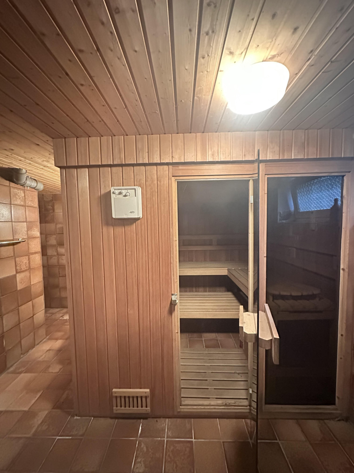 Sauna im Kellergeschoss