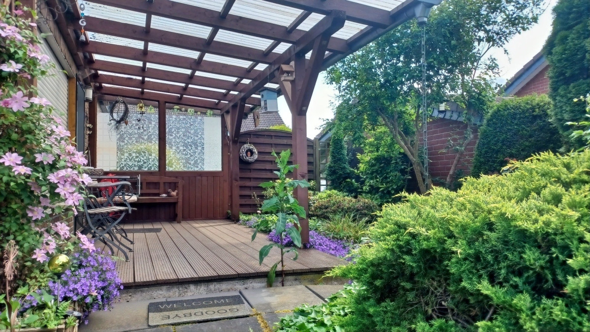 Überdachte Terrasse