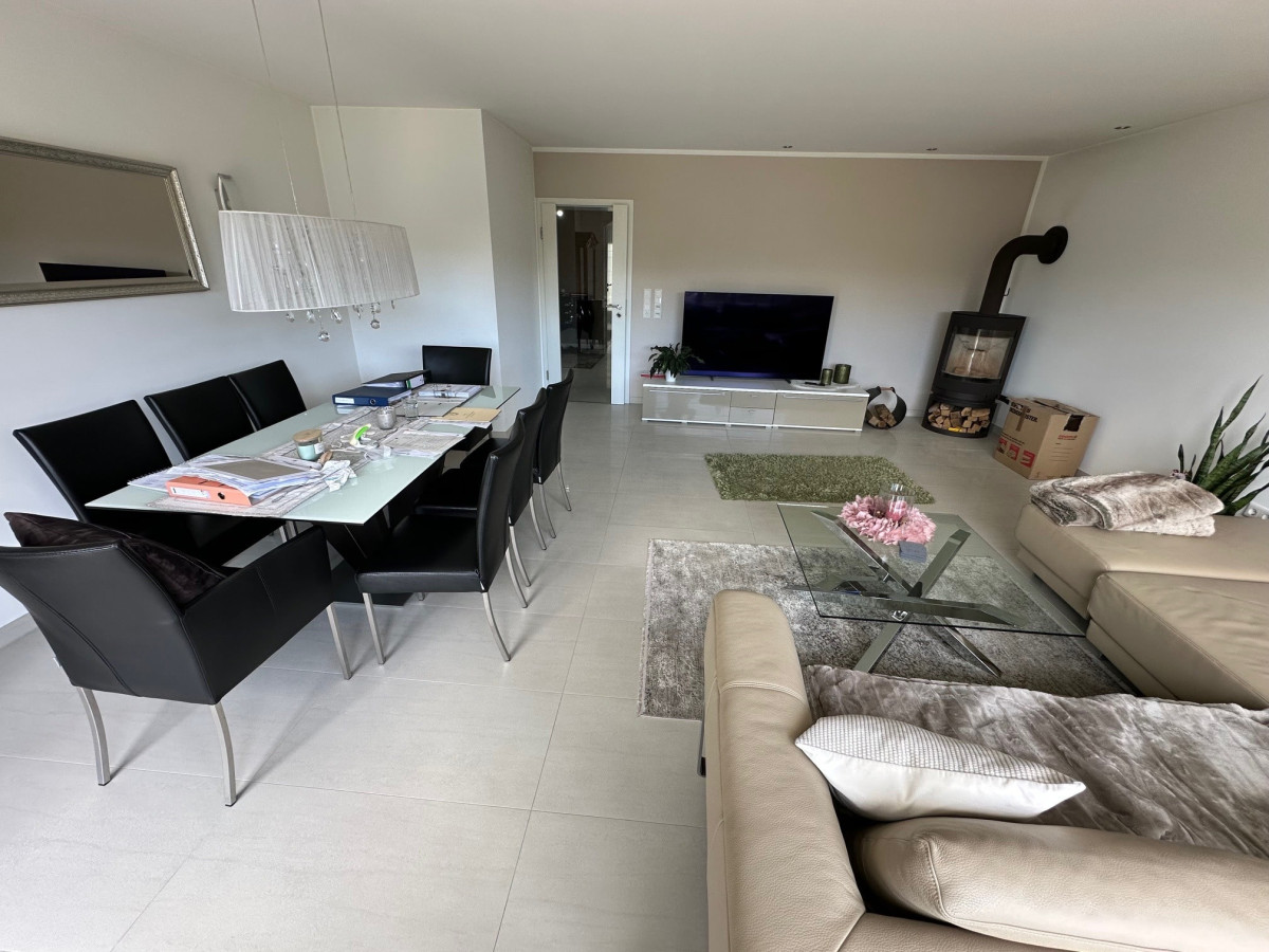 Blick in das Wohnzimmer