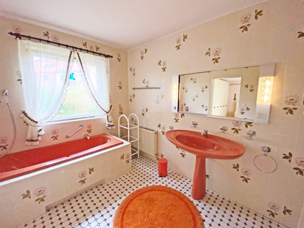 Tageslichtbad mit Retro-Charme