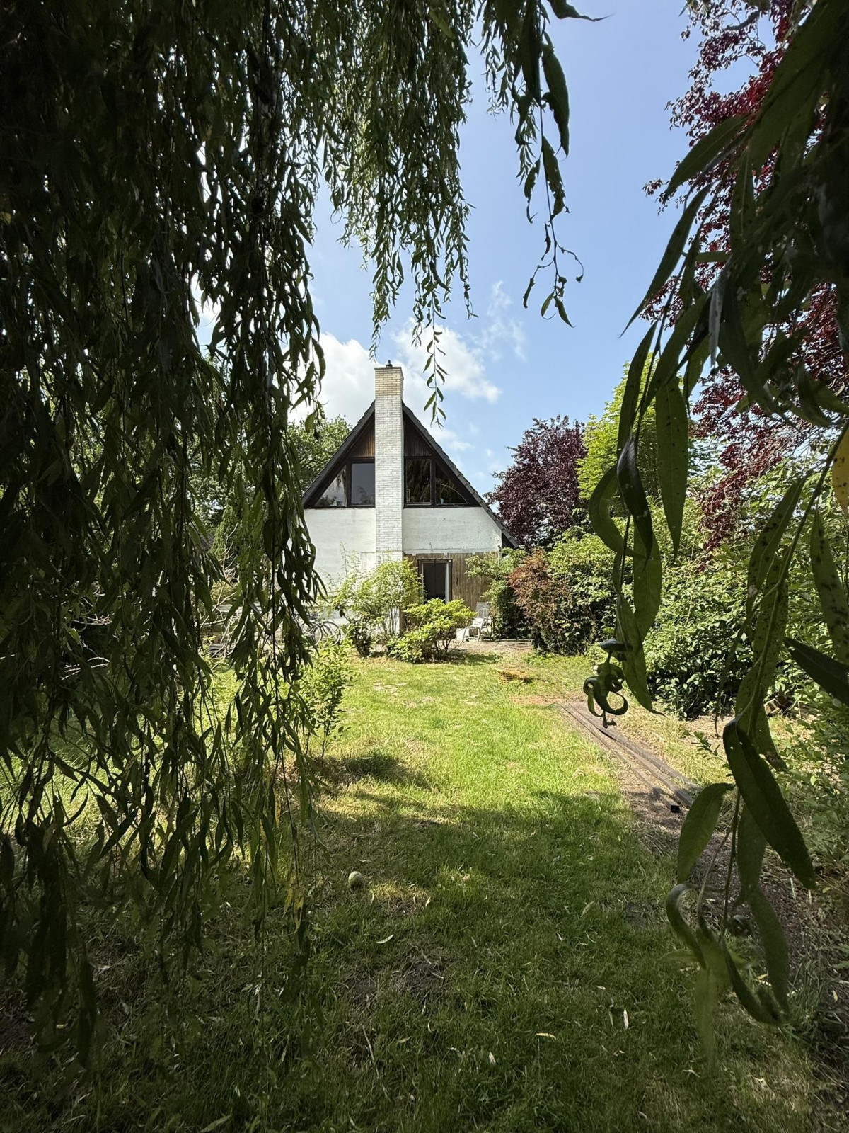 Blick vom hinteren Garten