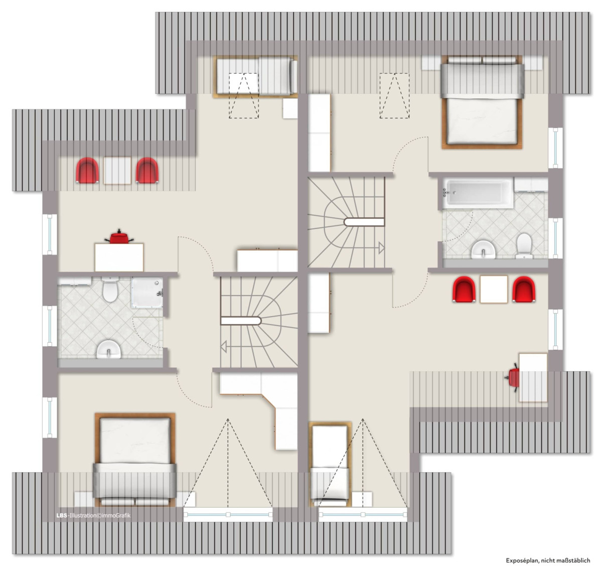Grundriss Obergeschoss