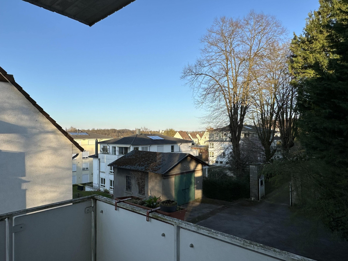 Blick vom Balkon