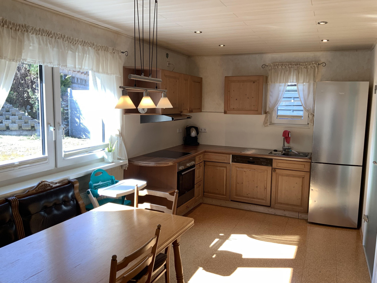 Eßzimmer mit Küche