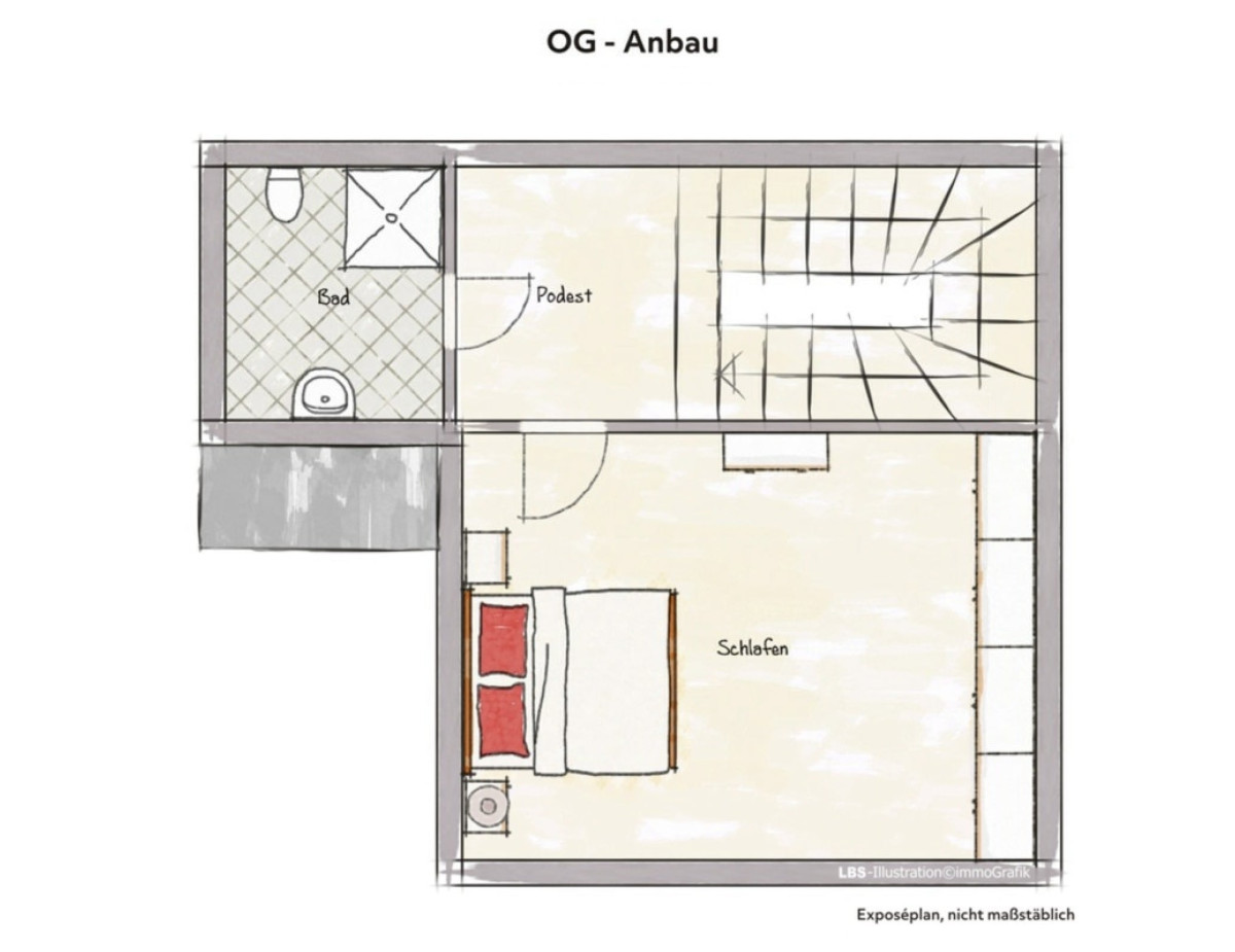 Grundriss OG - Anbau