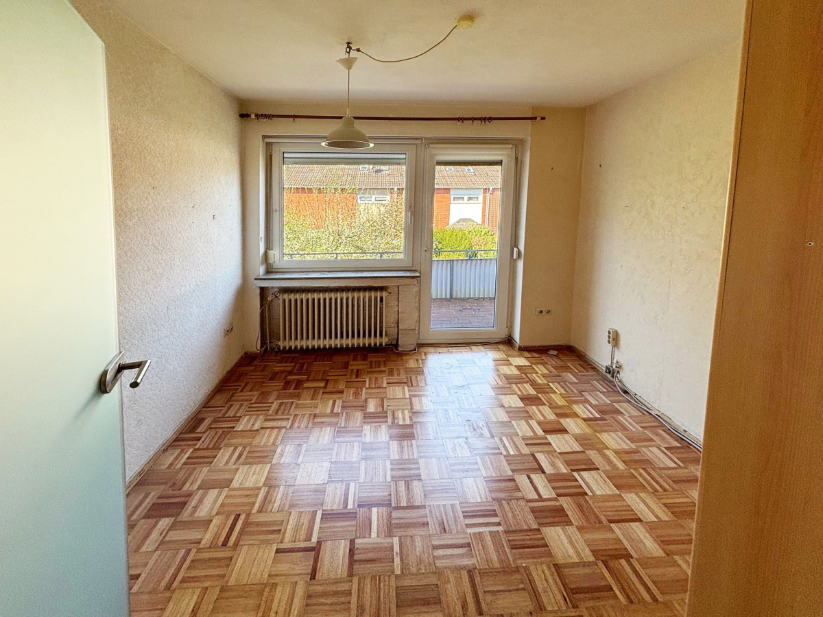 Schlafzimmer mit Balkon