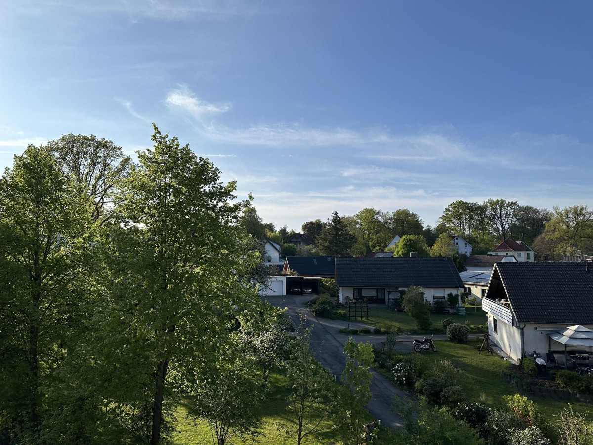 Blick vom Balkon