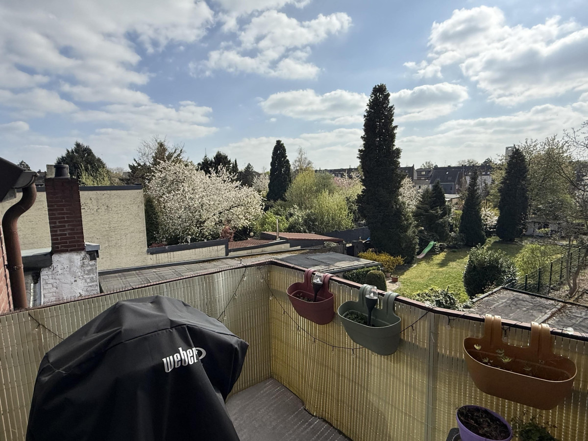 Blick vom Balkon
