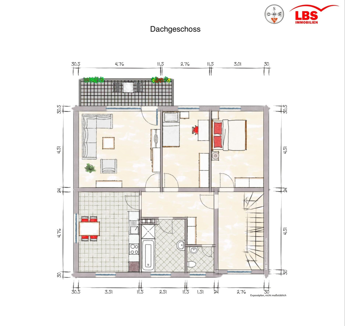 Grundrisse - Dachgeschoss