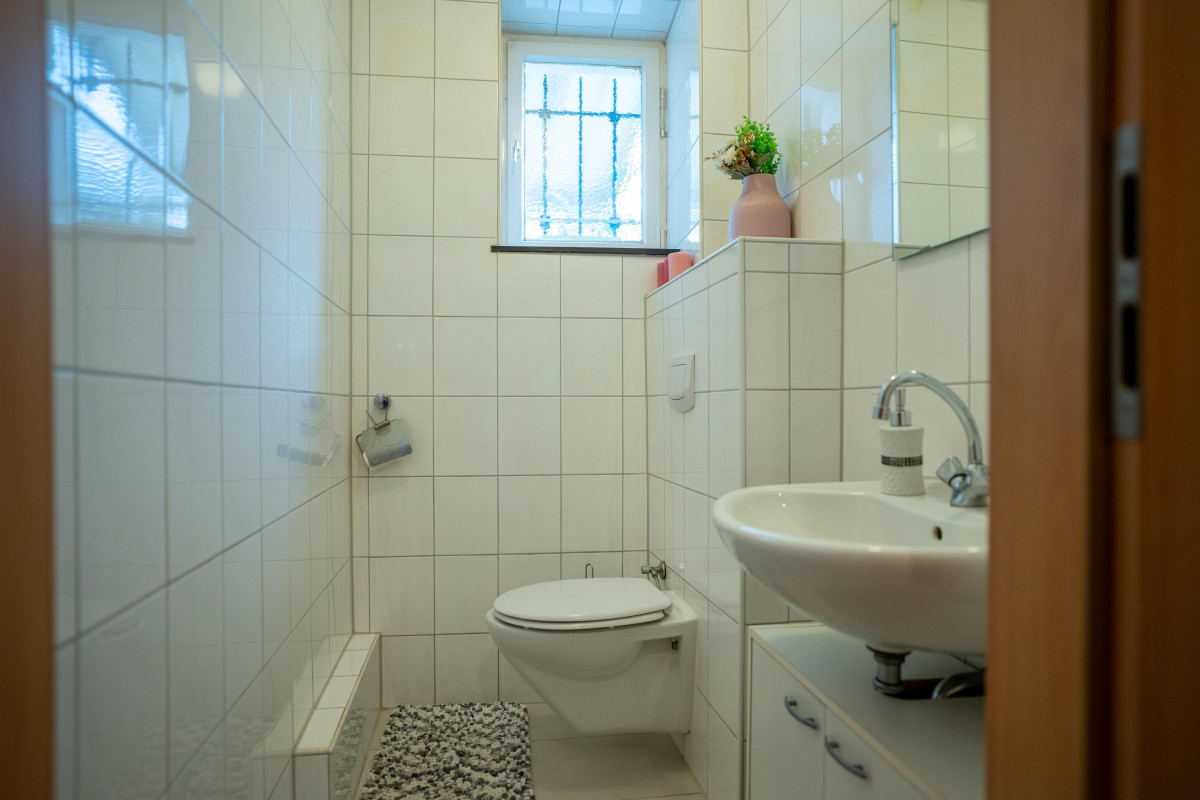 WC im Erdgeschoss