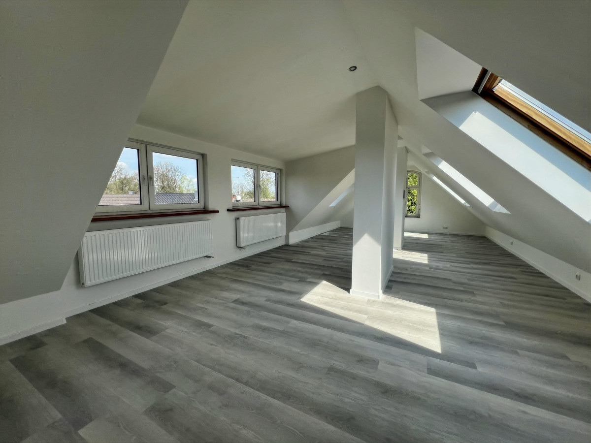 Blick zur Dachgaube