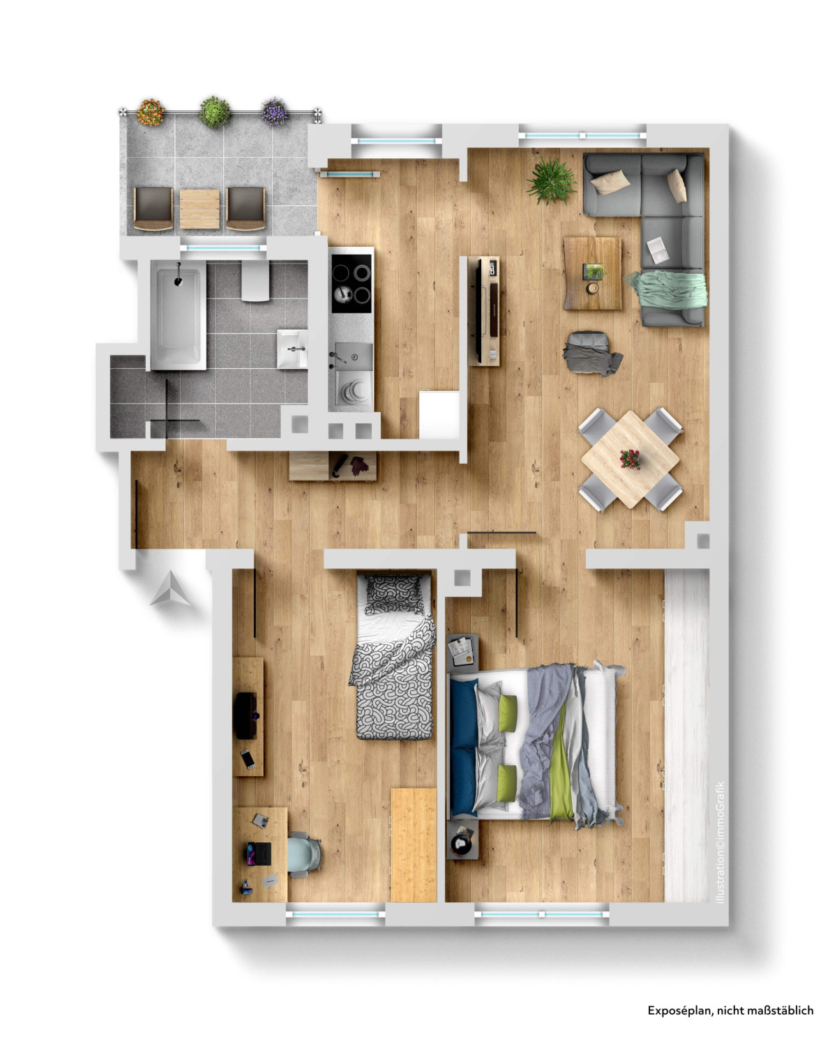 Grundriss ETW