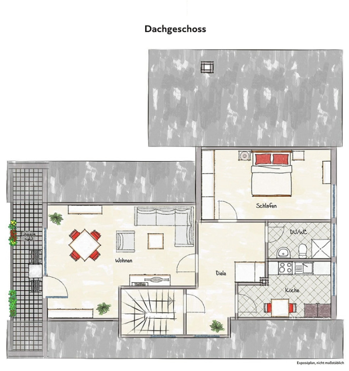 Grundriss Dachgeschoss