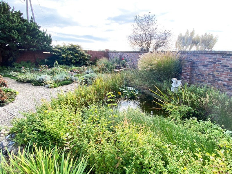 Gepflegte Gartenanlage