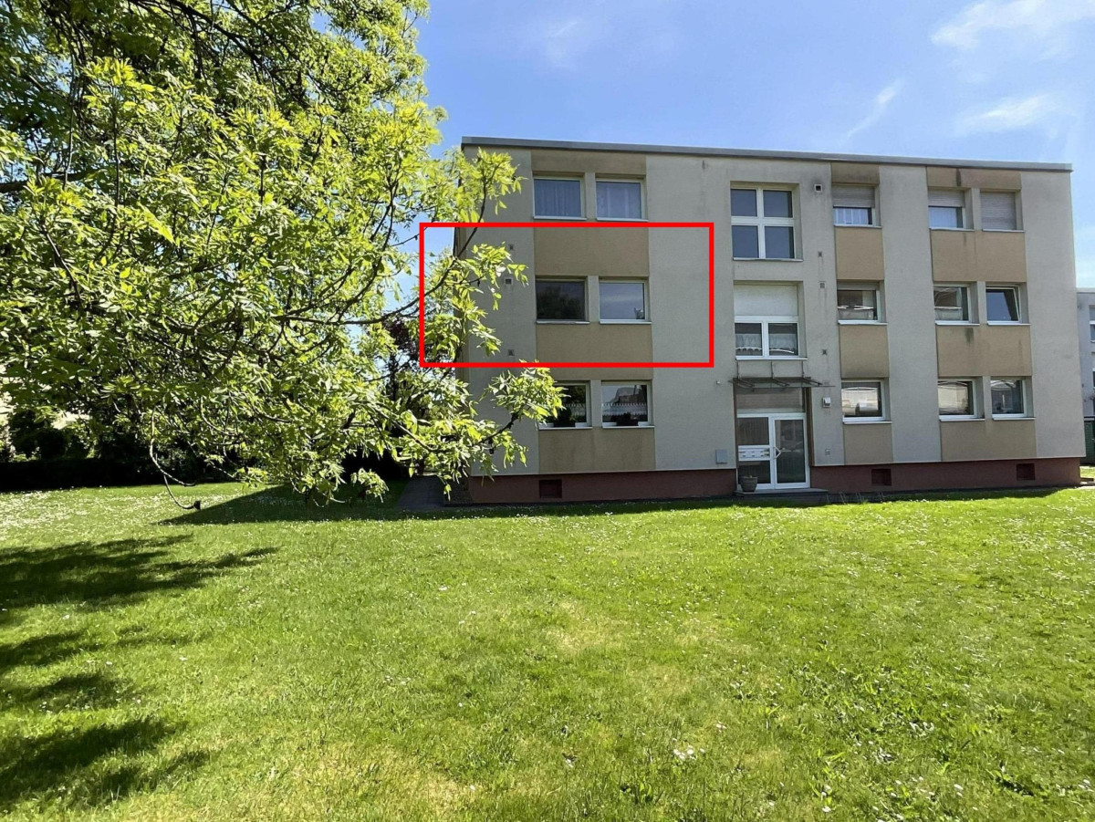 Wohnung rot markiert