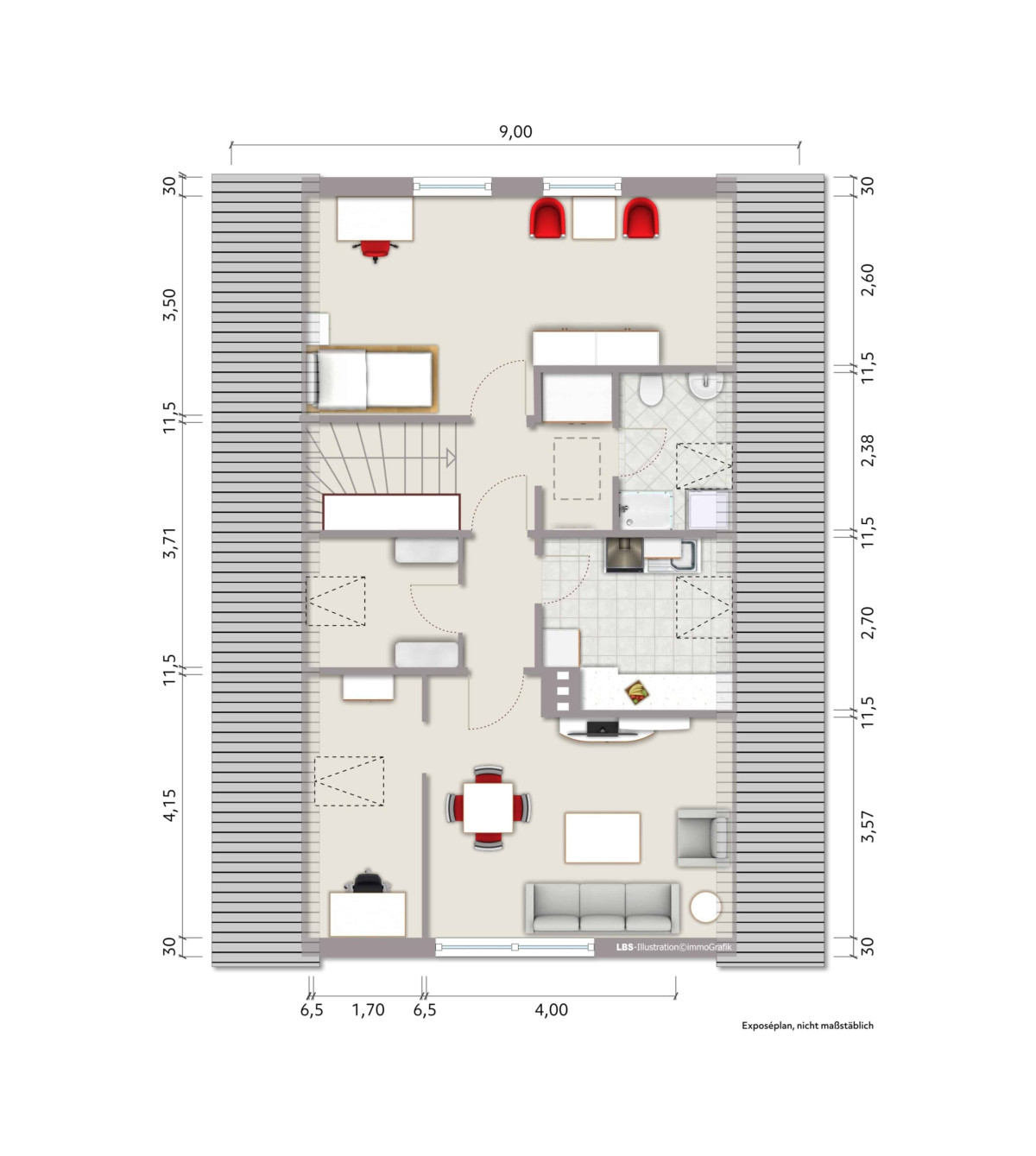 Grundriss Dachgeschoss