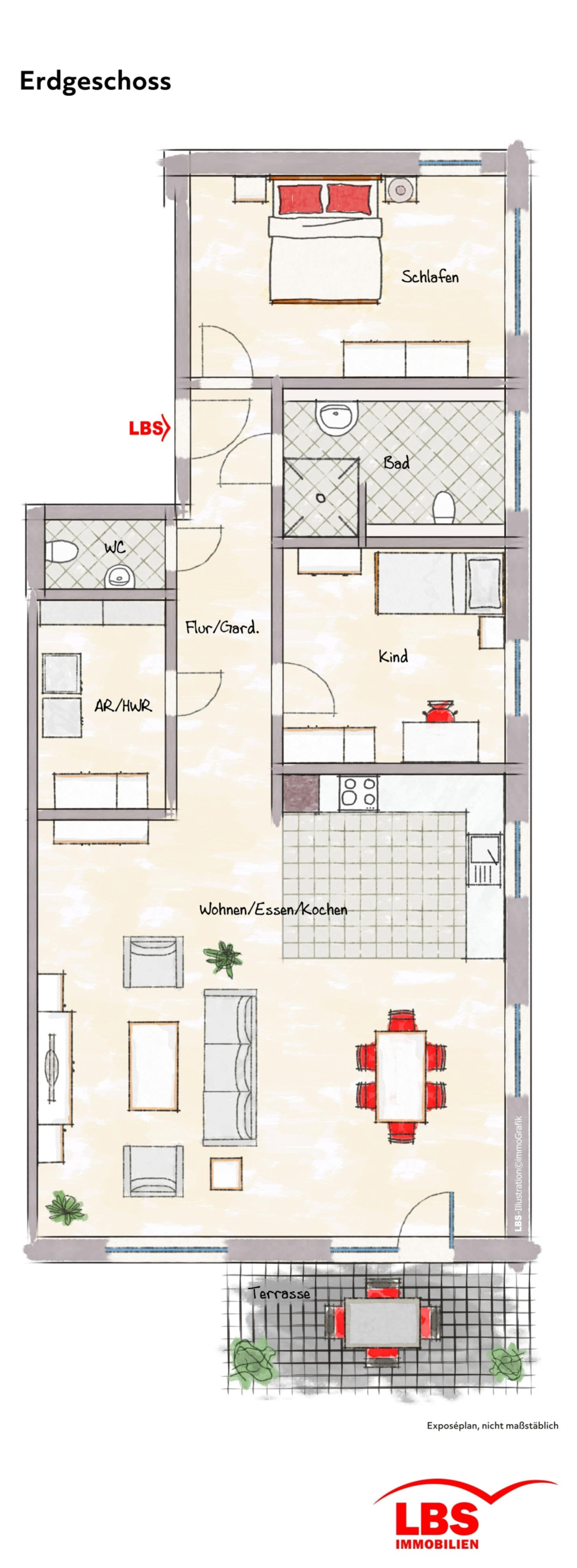 Grundriss Wohnung