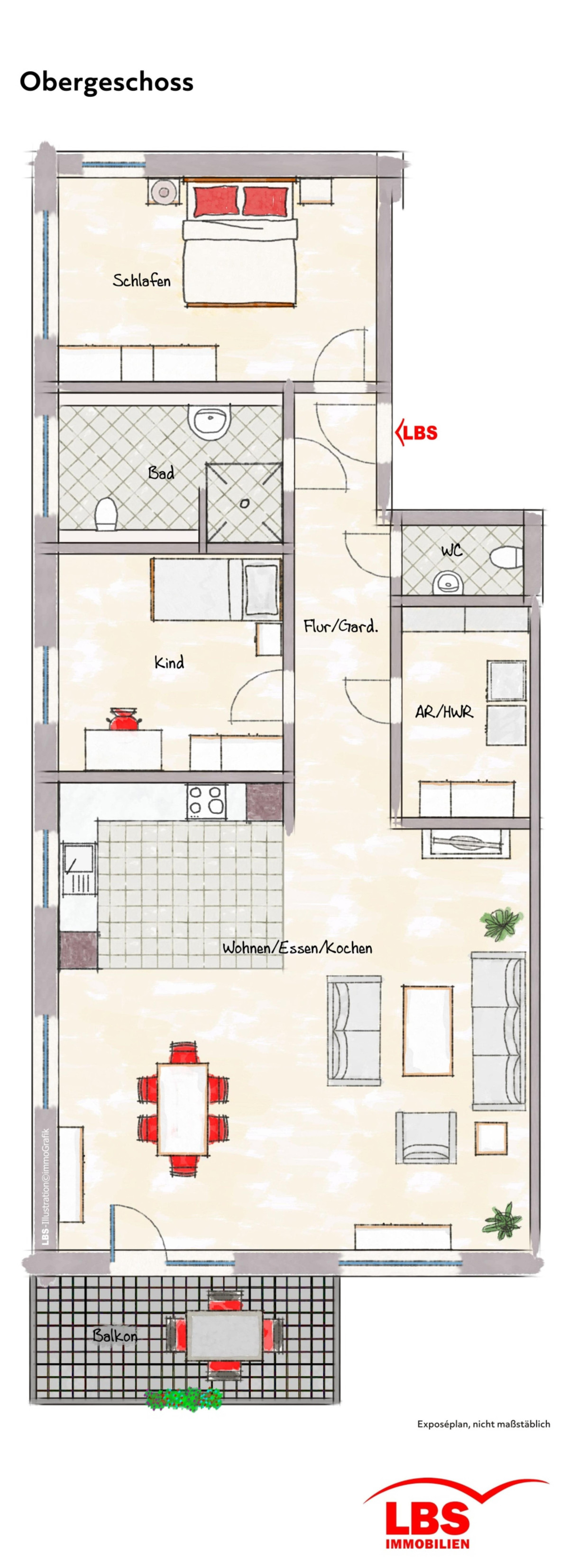 Grundriss Wohnung