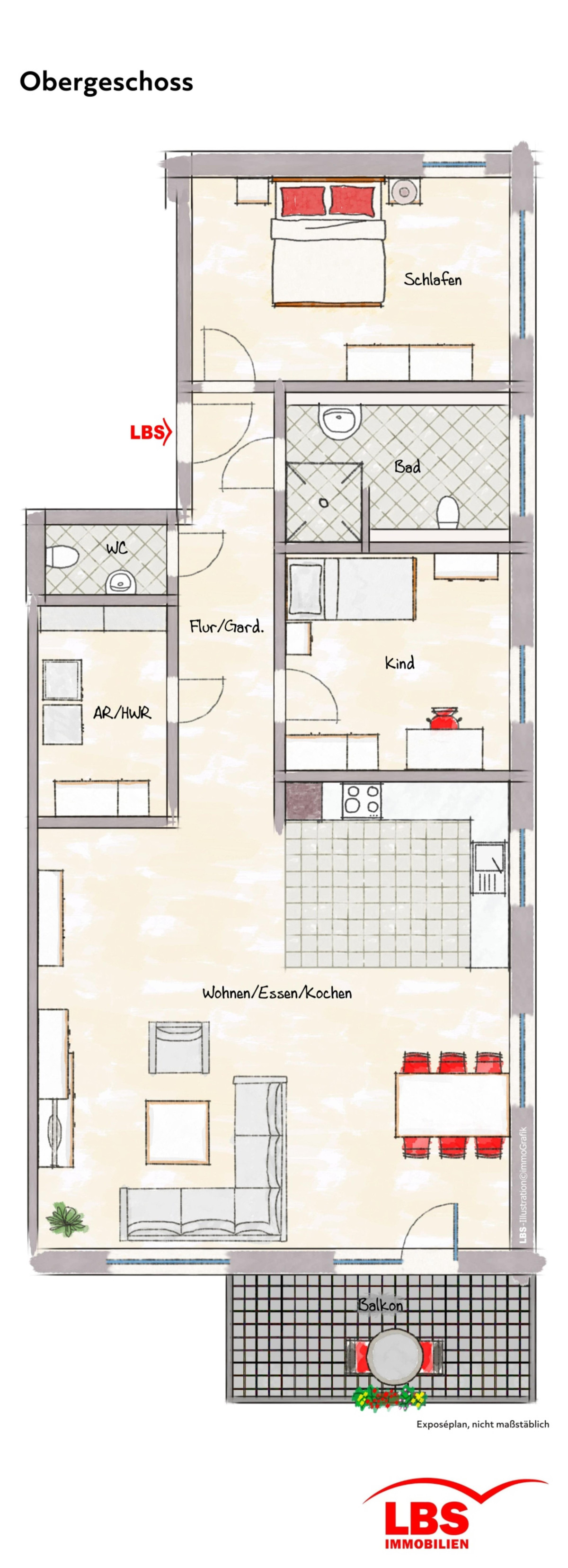 Grundriss Wohnung