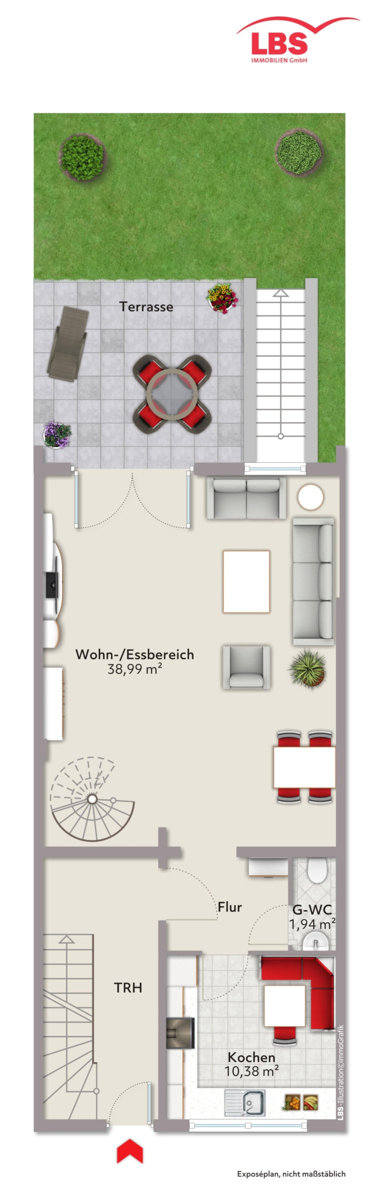 Maisonette 1 - Erdgeschoss