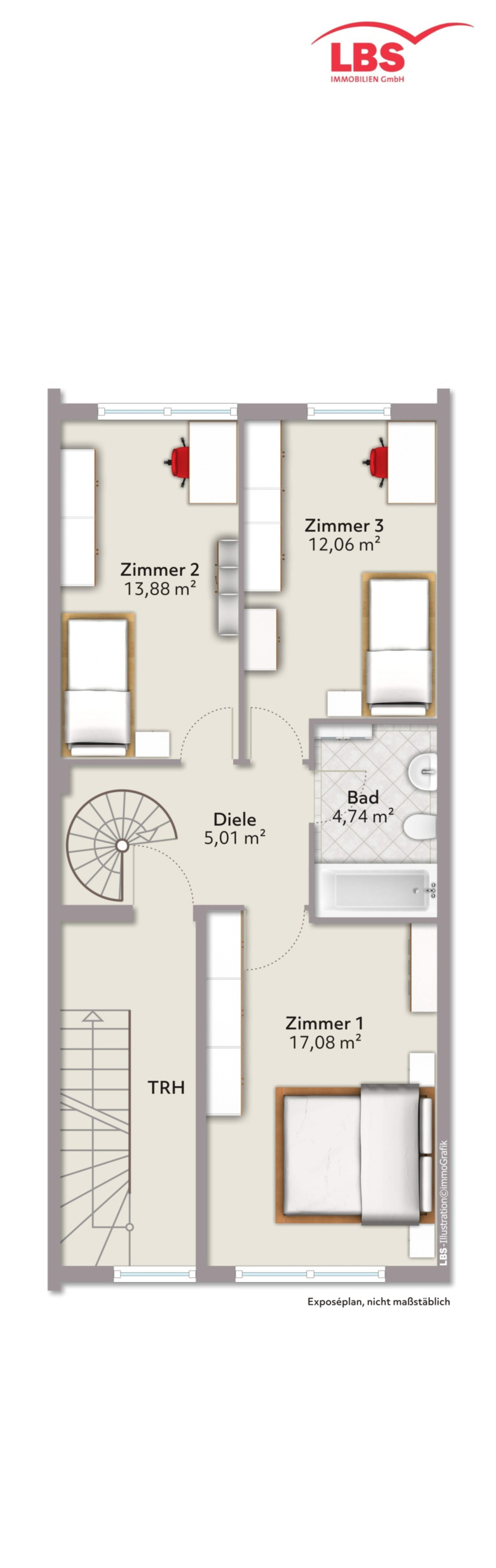 Maisonette 1 - 1. Obergeschoss