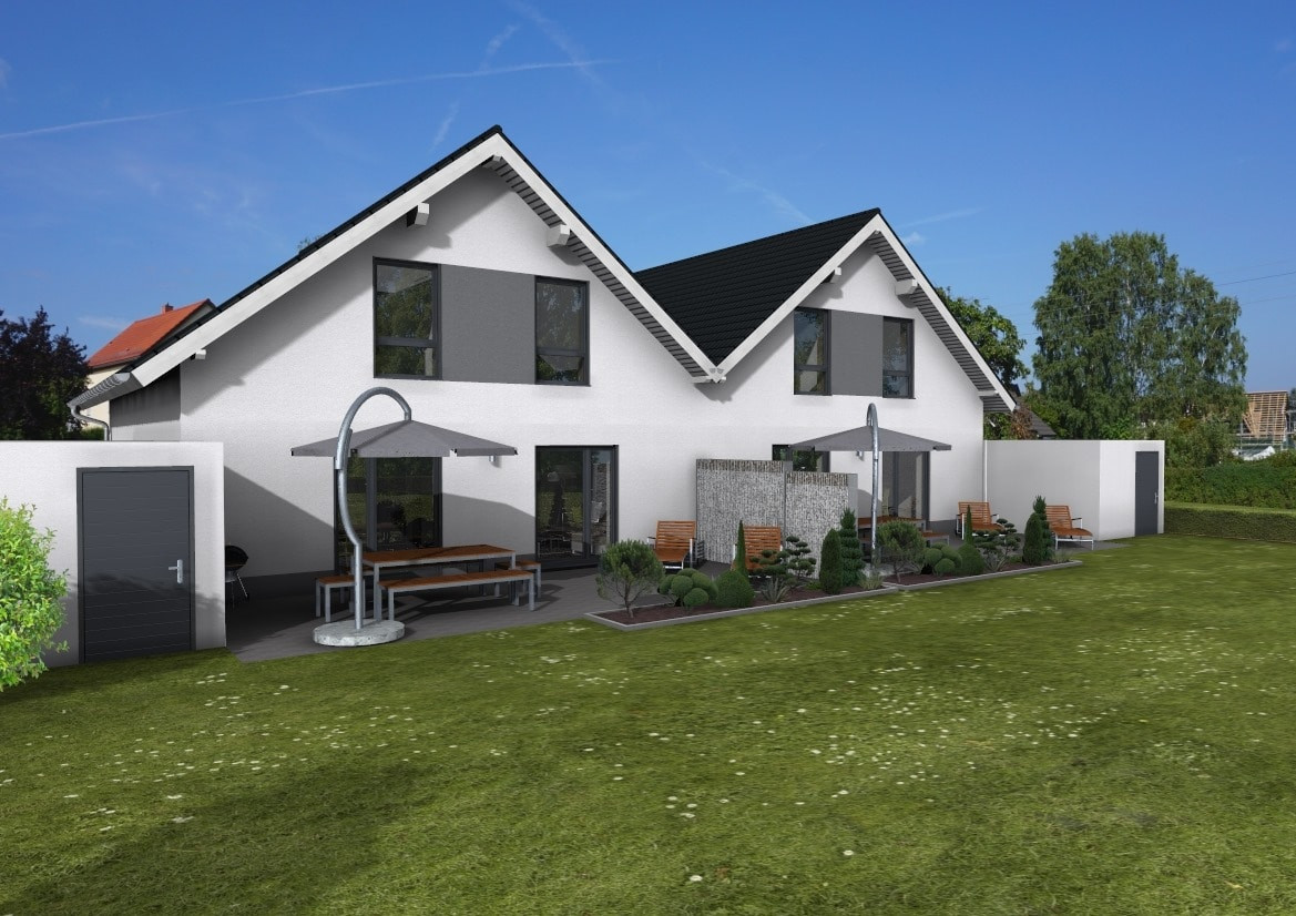 Hausansicht / Garten
