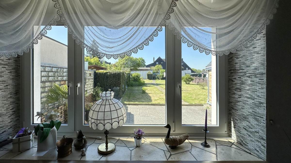 Blick aus Wohnzimmerfenster